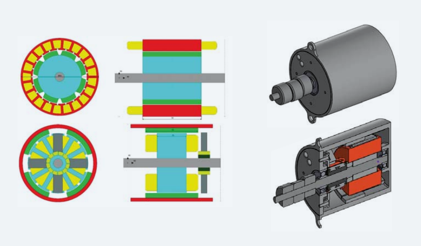 Электродвигатель системы ABC для автомобиля