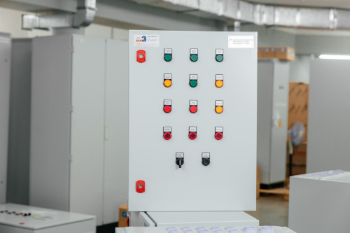 Адресный шкаф управления вентилятором и калорифером